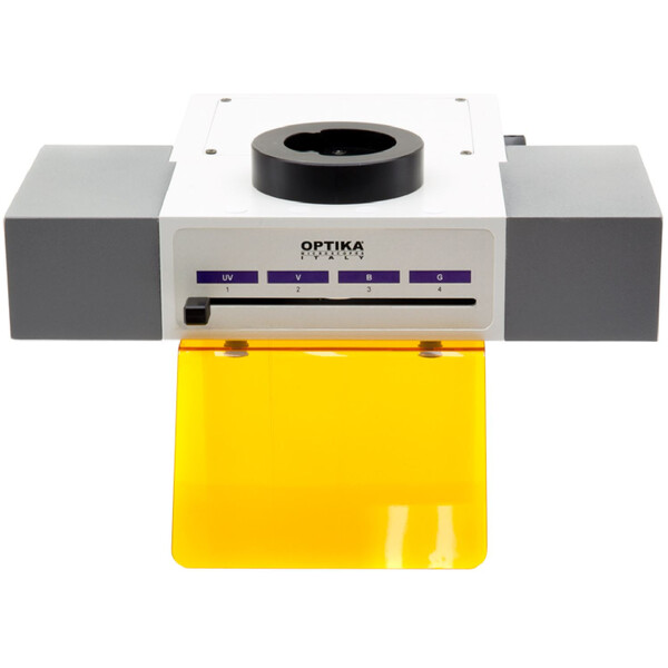 Optika M-1031M, 4-position LED Fluorescence attachment, without LED Fluorescence Filtersets