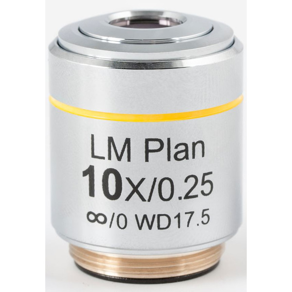 Motic Objektiv LM PL, CCIS, LM, plan, achro, 10X/0.3, w.d.17.5mm (AE2000 MET)