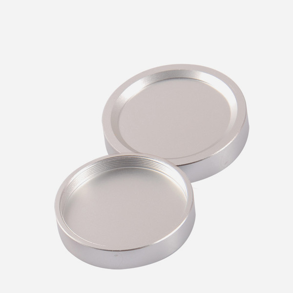 ASToptics Staubschutz Staubkappe mit M48-Gewinde (wie 2" Filter), silber