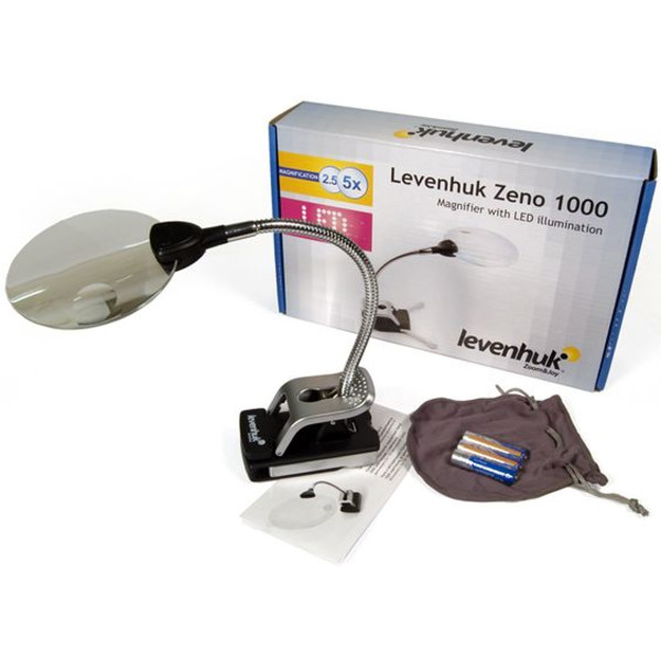 Levenhuk Lupe Zeno 1000 2.5/5x, 88/21mm LED