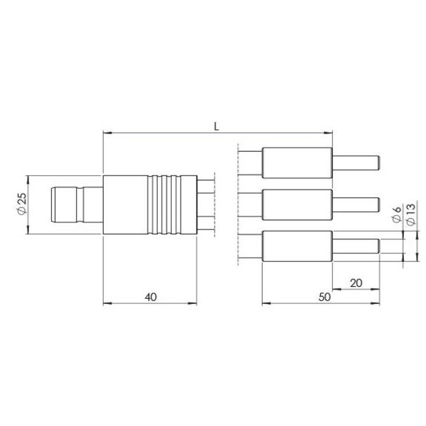 StarLight Opto-Electronics GLF3-1600-4.5, 3-armig, Armlänge 1600 mm, aktiver Durchmesser 4,5 mm