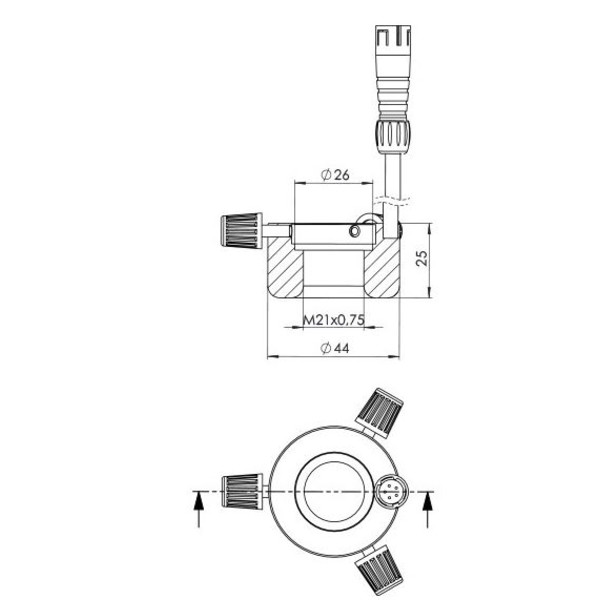 StarLight Opto-Electronics RL1-10 A, amber (590 nm), Ø20mm