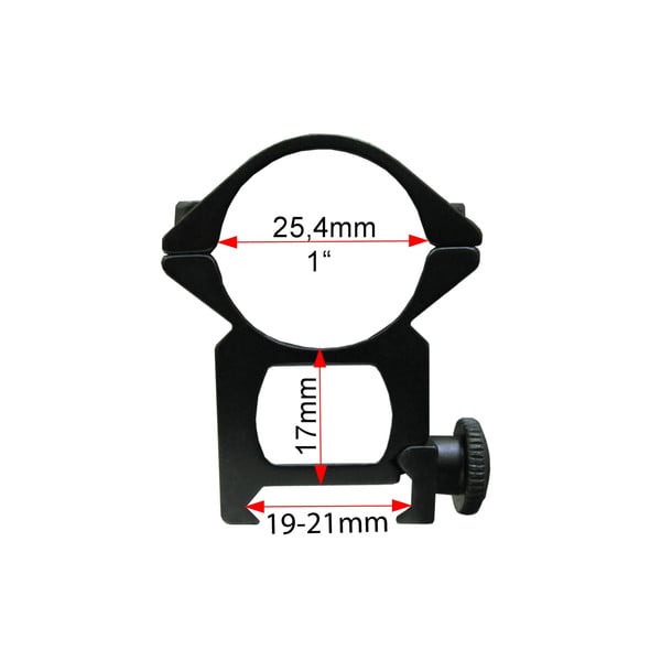 Seben Zielfernrohr Montage 25,4mm (1") 21mm Weaver Picatinny Schiene Jagd RSM01