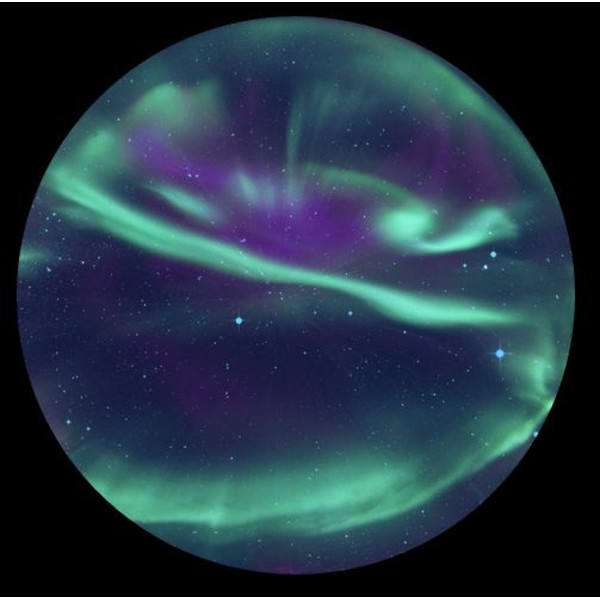 astrial Dia für das Sega Homestar Planetarium Aurora Borealis Scenic