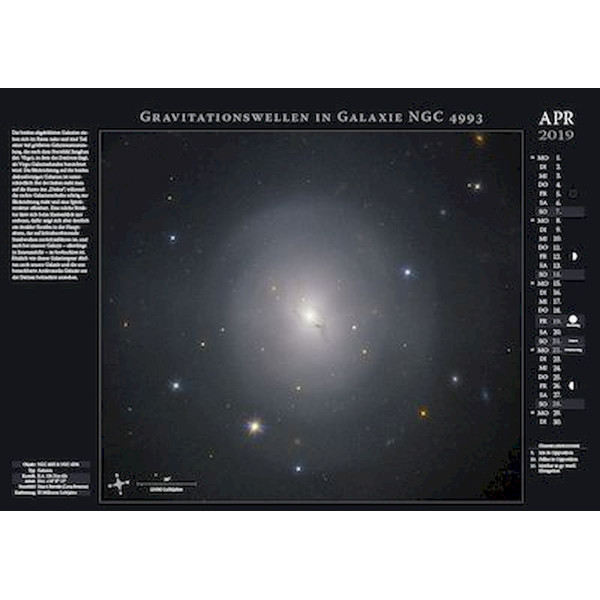 Astronomie-Verlag Weltraum-Kalender 2019