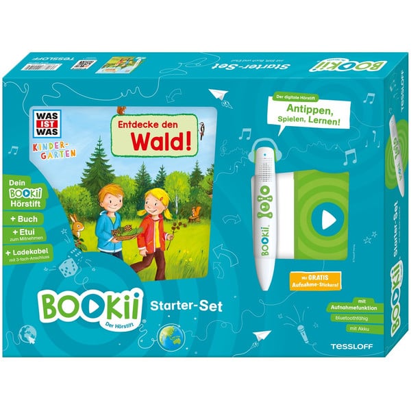 Tessloff-Verlag BOOKii WAS IST WAS Kindergarten Starter-Set Entdecke den Wald!