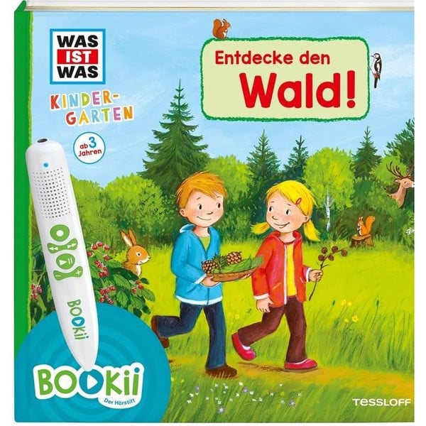Tessloff-Verlag BOOKii WAS IST WAS Kindergarten Starter-Set Entdecke den Wald!
