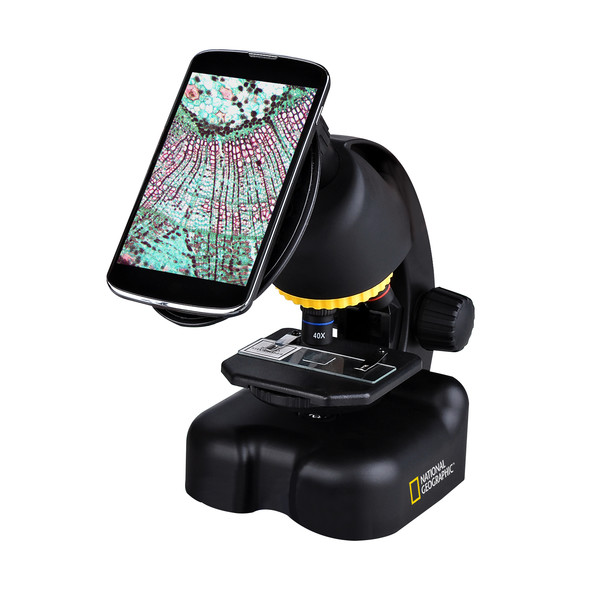 National Geographic Teleskop und Mikroskop im Set mit Smartphone-Halterung