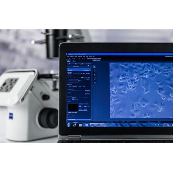 ZEISS Inverses Mikroskop Primovert HDcam Ph1, 40-400x, Kond 0.3, 5MP