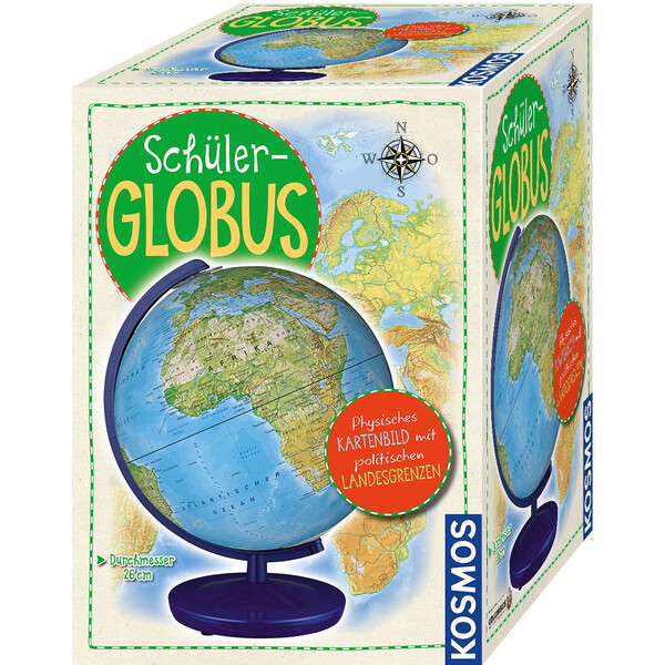 Kosmos Verlag Kinderglobus Schülerglobus physisch 26cm