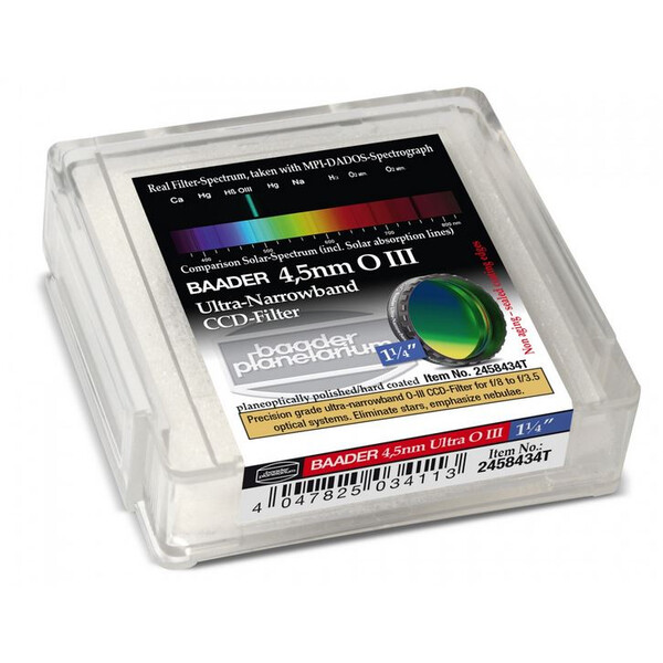 Baader Ultra-Narrowband 4.5nm OIII CCD-Filter 1,25"