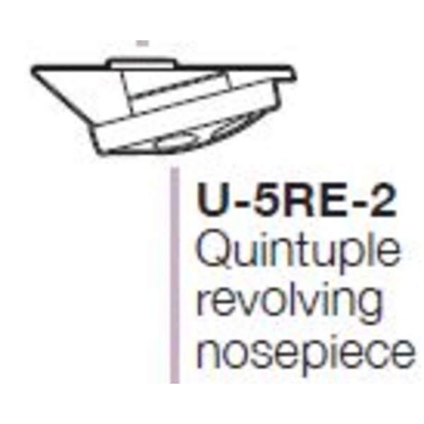 Evident Olympus Objektiv Revolver U-5RE-2 5x