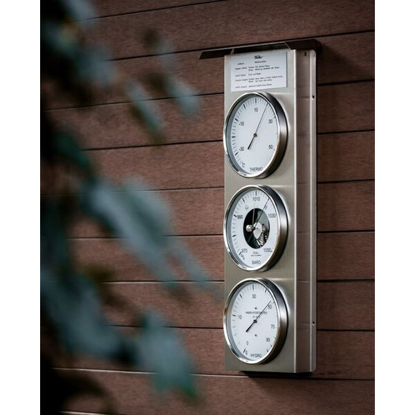 Fischer Außenwetterstation mit Wetterregeln