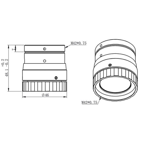 ZWO Okularauszug Helical Auszug 1,25"