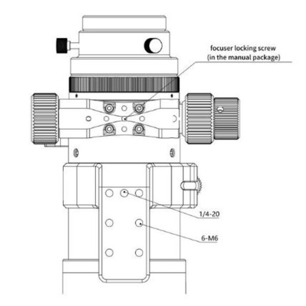 Sharpstar Apochromatischer Refraktor AP 61/270 EDPH III OTA