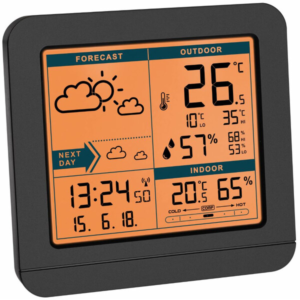 TFA Funk Wetterstation Sky schwarz