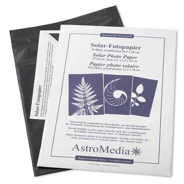 AstroMedia Bausatz Das Solar-Fotopapier 21,5 x 28 cm