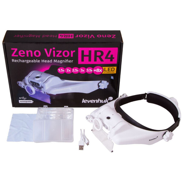Levenhuk Lupe Zeno Vizor HR4 rechargeable