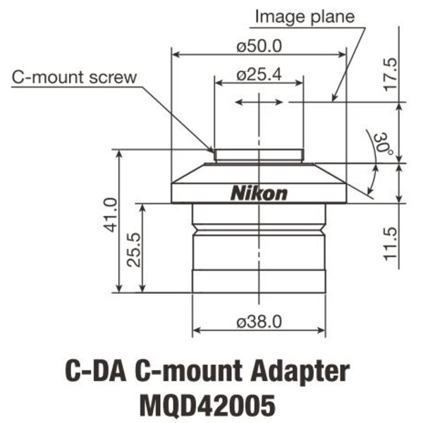 Nikon Kamera-Adapter C-DA C-Mount Adapter