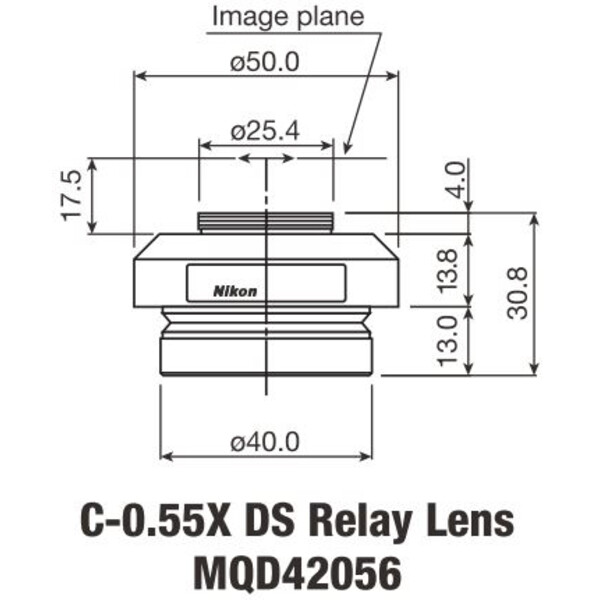 Nikon Kamera-Adapter C-Mount-Adapter 0,55x