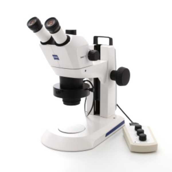 ZEISS Zoom-Stereomikroskop Stemi 305; trino; Greenough; w.d.110mm; 16x/14; ZOOM 5:1;  0.8-8.0;  2.0x Vorsatzlinse, VisiLED Ringlicht