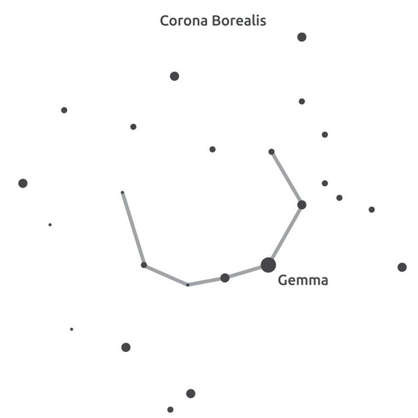 Masketo Mund- und Nasenmaske Polyester Corona Borealis 5 Stück