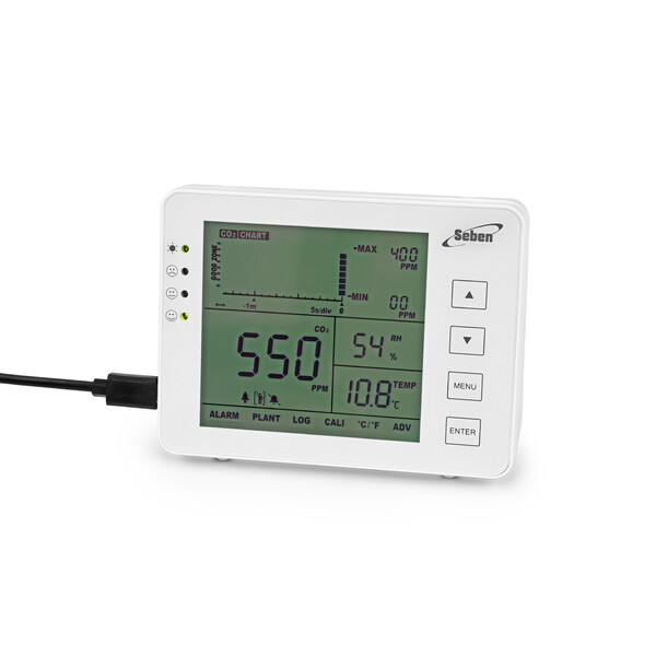 Seben CO2 Monitor 1200P W