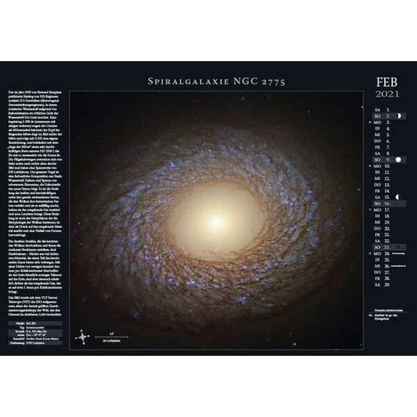 Astronomie-Verlag Weltraum-Kalender 2021