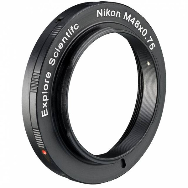 Explore Scientific Kamera-Adapter M48 kompatibel mit Nikon