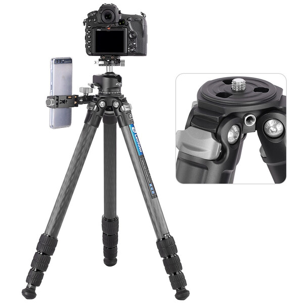 Leofoto Carbon-Dreibeinstativ LS-284C Ranger + Ballhead Panorama LH-30PCL