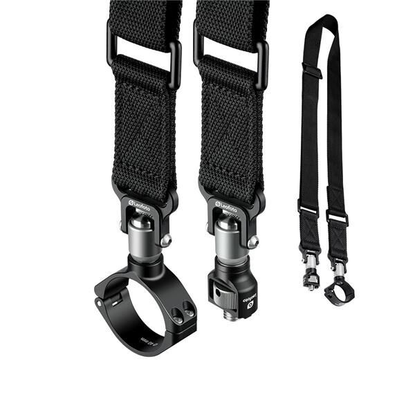 Leofoto Tragegurt Strap-32LM inkl. QD-Stativbeinschelle 32mm und QD-Buchse 3/8"