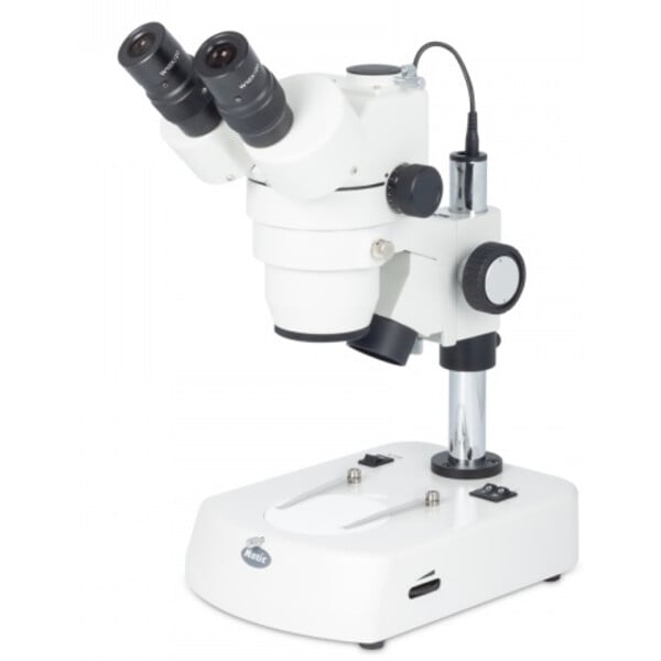 Motic Zoom-Stereomikroskop SMZ-143 N2LED, trino, LED, 10-40x, 4:1