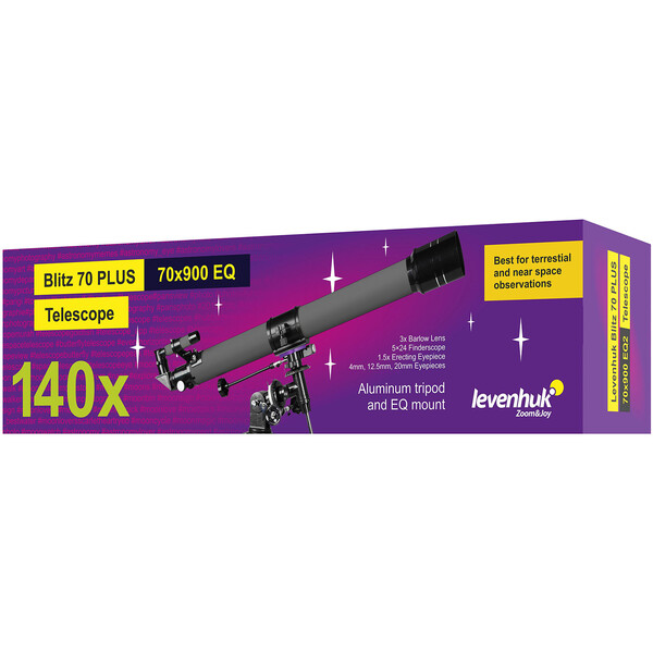 Levenhuk Teleskop AC 70/900 Blitz 70 PLUS EQ