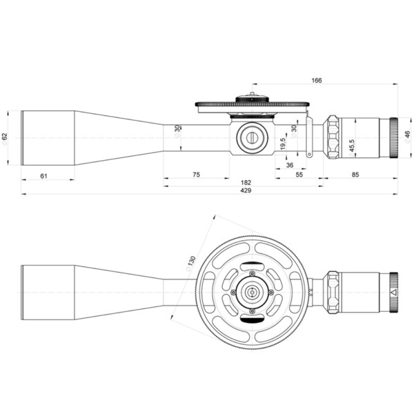 Kahles Zielfernrohr K1050i FT 10-50x56, MHR, ccw, rechts