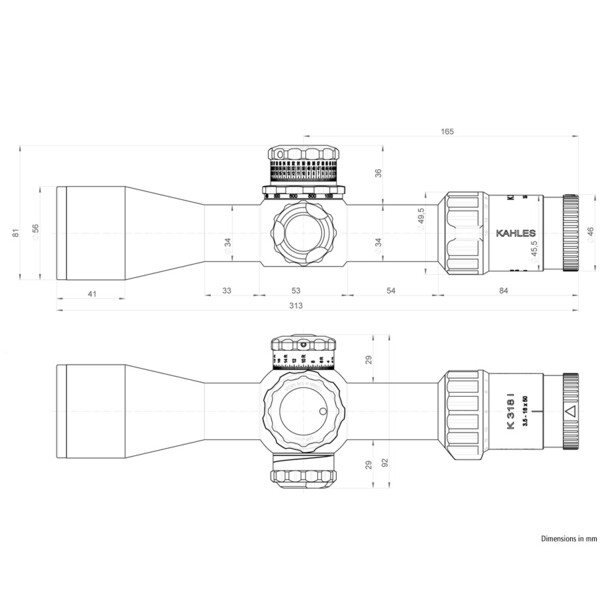 Kahles Zielfernrohr K318i 3,5-18x50, MSR/Ki, ccw, rechts