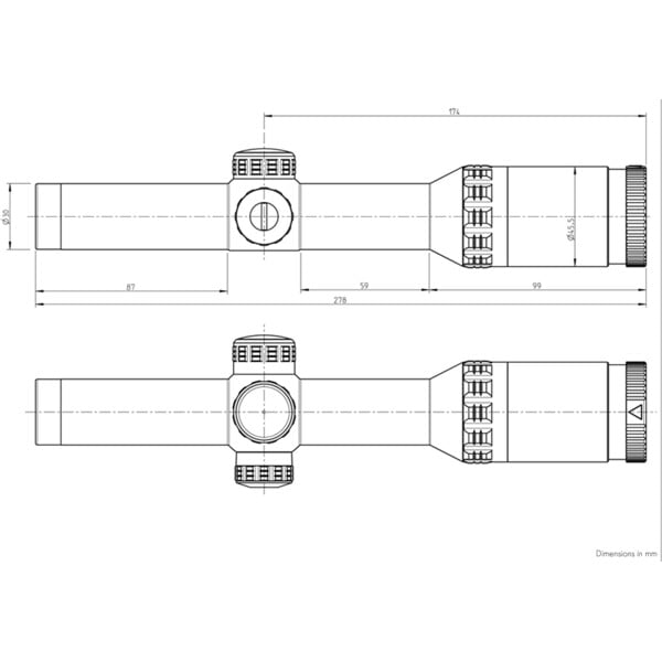 Kahles Zielfernrohr HELIA 1-5x24i SR, 4-DH