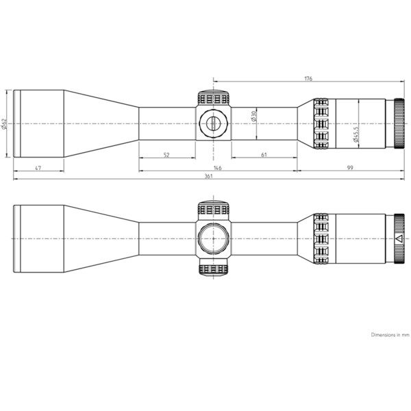 Kahles Zielfernrohr HELIA 2,4-12x56i, G4B