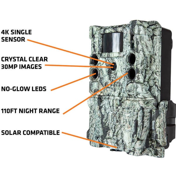 Bushnell Wildkamera 30MP CORE 4KS Tree Bark Camo No Glow, Box 5L