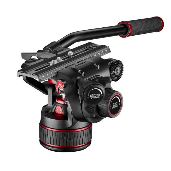 Manfrotto Stativ-Kugelkopf Nitrotech 612 Fluid-Videokopf