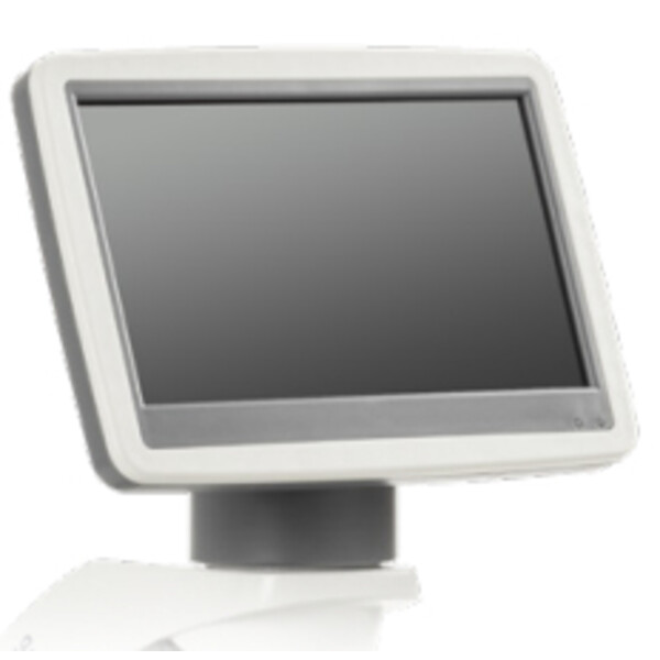 Euromex Mikroskop BioBlue, BB.4200-LCD, 7 inch LCD Bildschirm, SMP 4/10/S40x Objektiven, DIN, 40x - 400x, 10x/18, LED, 1W, einfacher Objekttisch