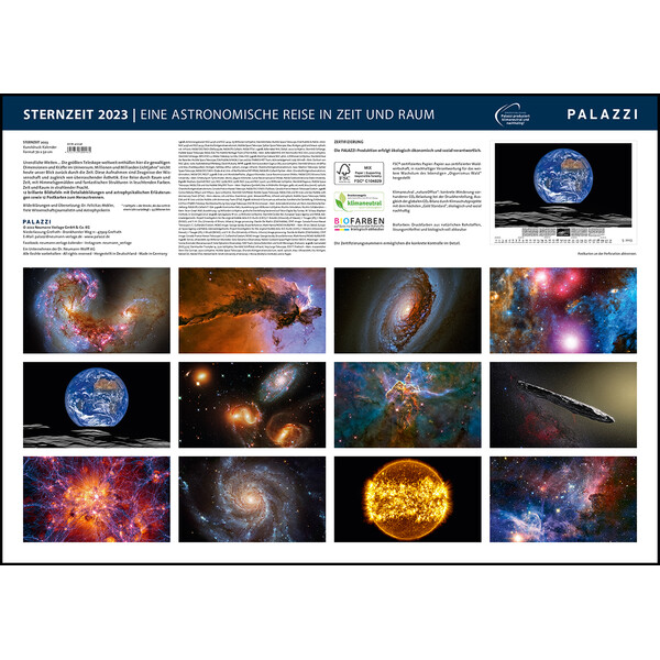 Palazzi Verlag Kalender Sternzeit 2023