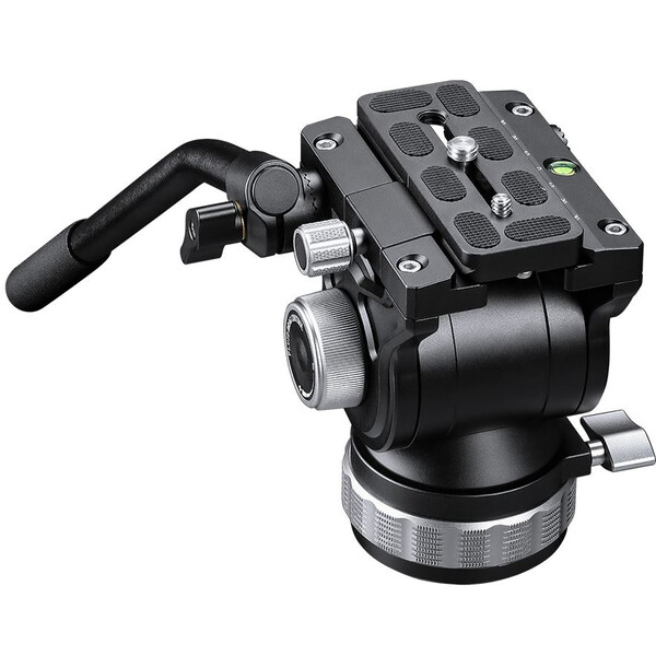 Leofoto Carbon-Dreibeinstativ LVM-324C Manba mit Nivelliereinrichtung + Videoneiger BV-15