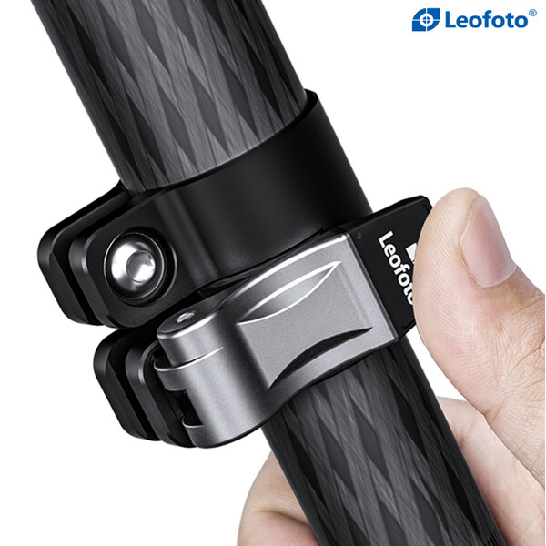 Leofoto Carbon-Dreibeinstativ LSR-284C Rapid Ranger mit Beinklemmen + Ballhead LH-30