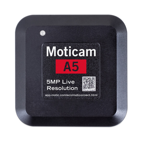 Motic Kamera A5, color, sCMOS, 1/2.8", 2µm, 30fps, 5MP, USB 2.0