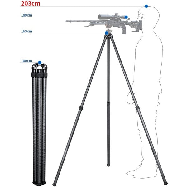 Leofoto Carbon-Dreibeinstativ SO-322C Inverted