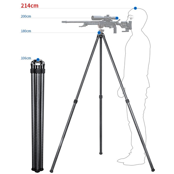 Leofoto Carbon-Dreibeinstativ SO-362C Inverted