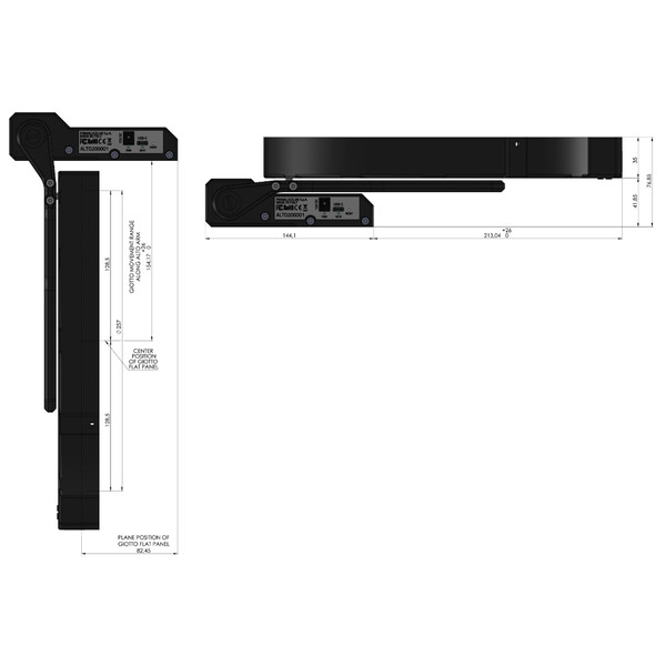 PrimaLuceLab Flatfieldmaske GIOTTO 255 ​​mit ALTO-Teleskopabdeckung