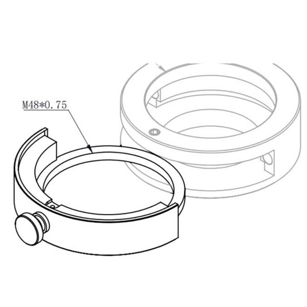 ZWO Filterhalter für Filterschublade 2"