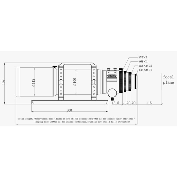 Askar Apochromatischer Refraktor AP 80/600 80PHQ
