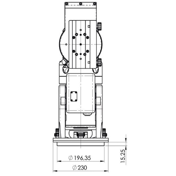 10 Micron Montierung AZ 2000 HPS Combi DT